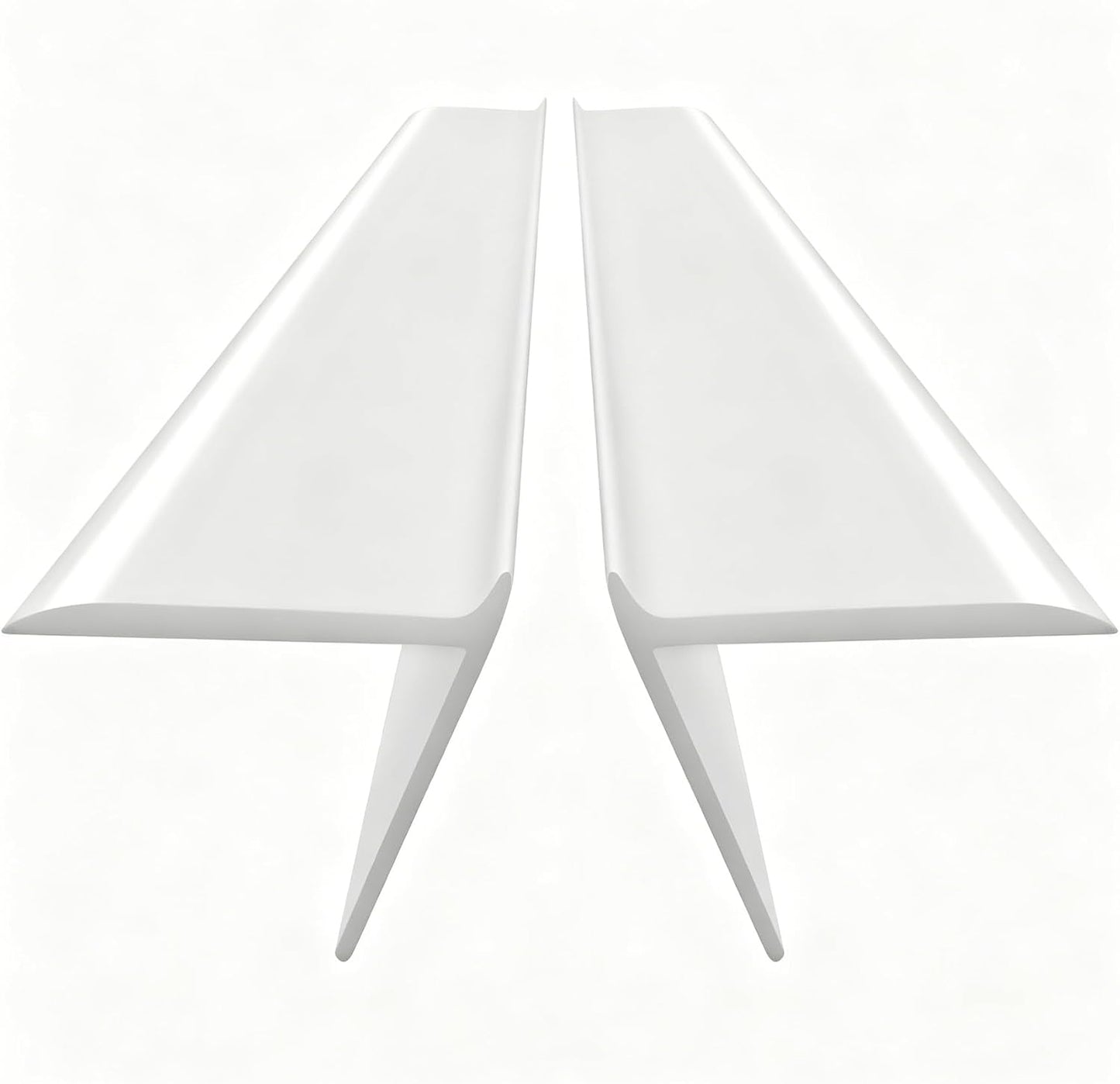 Silicone Stove Counter Gap Cover - 25 Inch Gap Filler 2 Pack Black | Long gap filler seals spills between kitchen appliances Stovetop oven countertop; stove gap cover, gas stove side gap covers