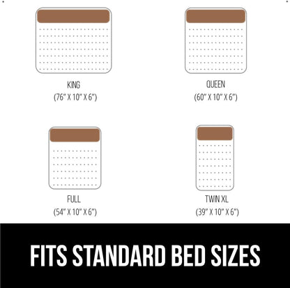 GORILLA GRIP Patented Bed Wedge Pillow for Headboard Gap, Filler Between Mattress Gaps, Comfortable Supportive High Density Cushioned Foam Pillows, Stay in Place Gripping Dots, King Soft Gray