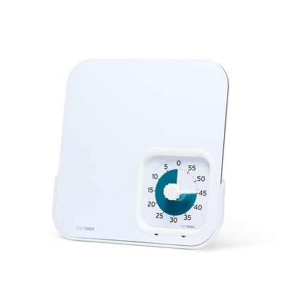 Time Timer® Personal 60-Minute Visual Countdown Timer – Large Numbers, Easy-Turn Knob, Adjustable Alert for Focus, Routines & Daily Time Management