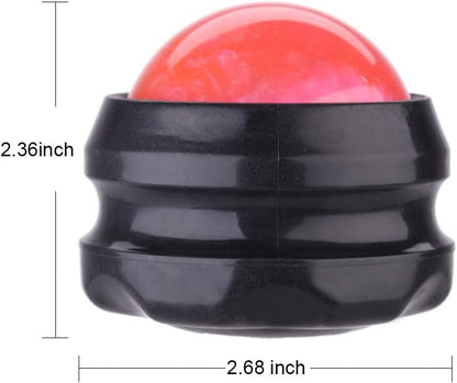 Manual Massage Ball Pain Relief Back Roller Massager Self Massage Therapy and Relax Full Body Tools for Sore Muscle Joint Pain Essential Oils or Lotion Relax (Blue)