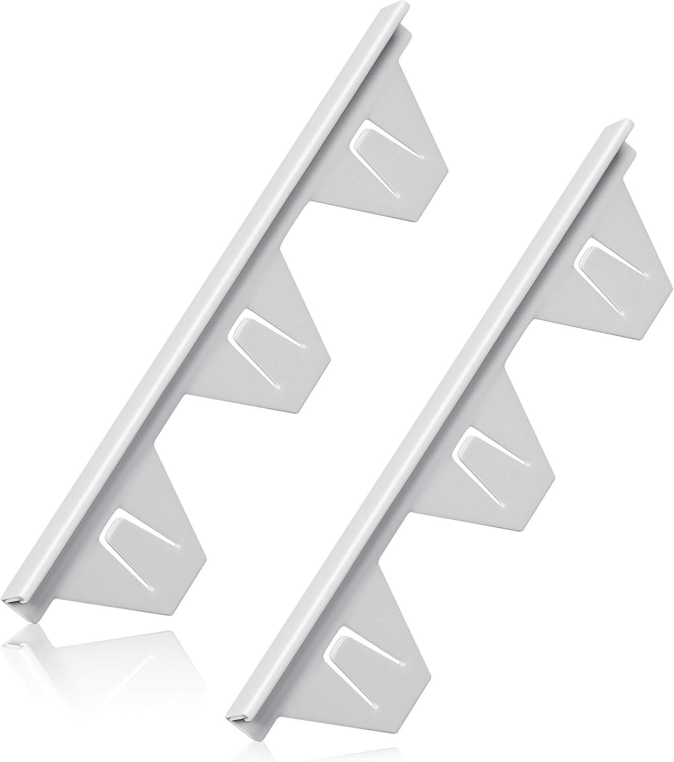 Stove Gap Covers Stainless Steel, Stove Gap Filler Between Stoves and Counter Guard, Heat Resistant Oven Side Gap Filler, Kitchen Range Trim Kit, Retractable Length 13.8" to 27.5" Black-2 Pack