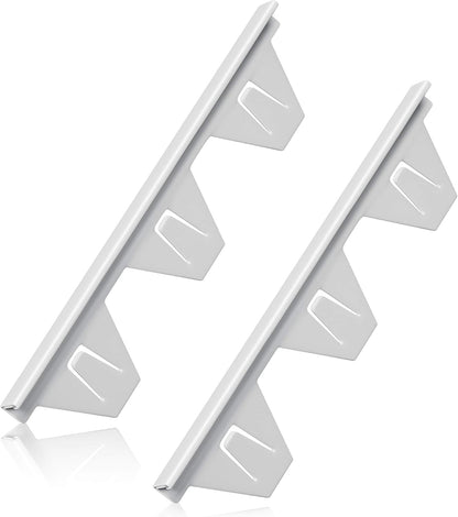 Stove Gap Covers Stainless Steel, Stove Gap Filler Between Stoves and Counter Guard, Heat Resistant Oven Side Gap Filler, Kitchen Range Trim Kit, Retractable Length 13.8" to 27.5" Black-2 Pack
