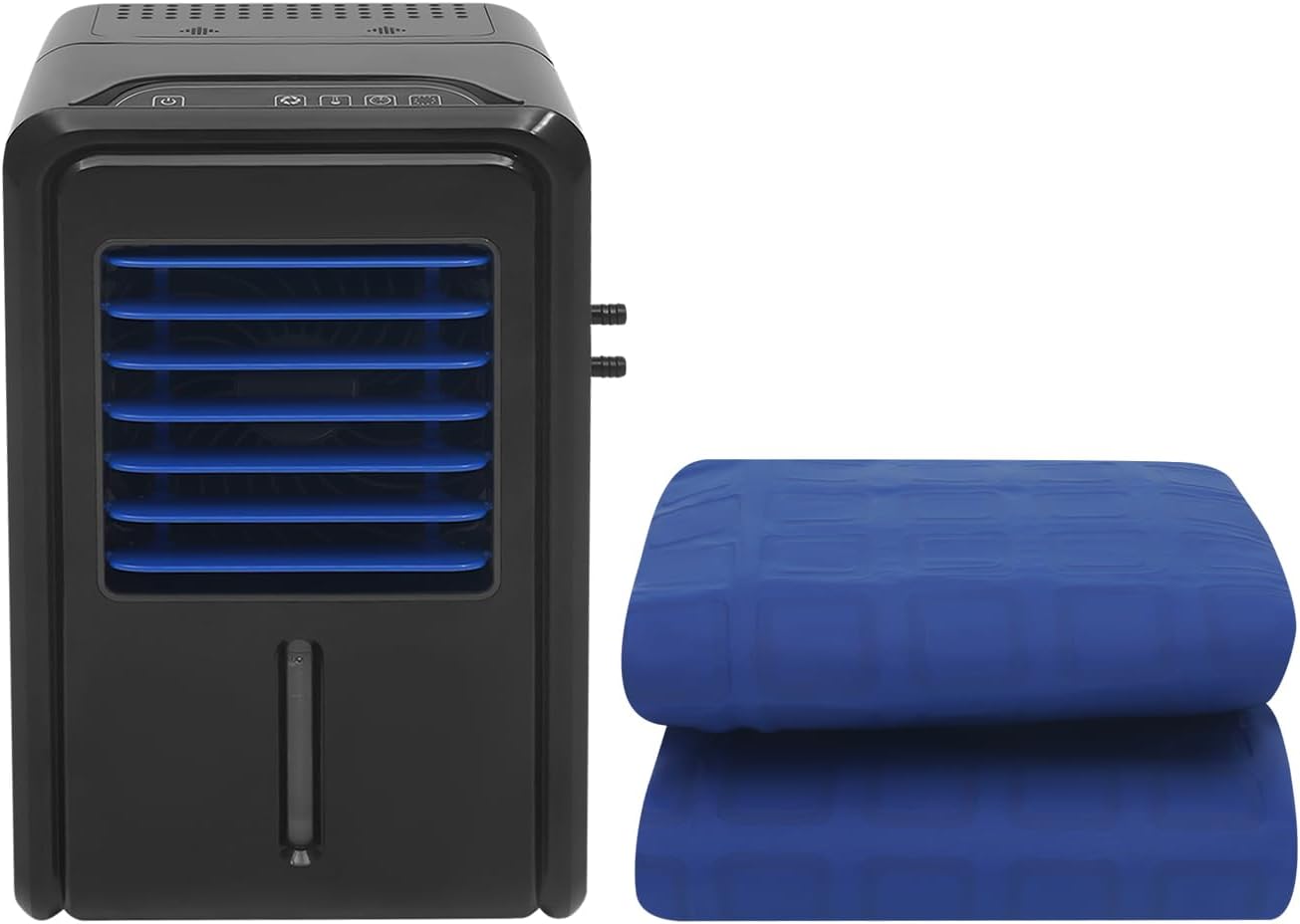 Cold Water Mattress Cooling Bed Pad for Hot Sleepers (63'' x 55'') | Bed Cooling System with Cooler, Cools 37-46°F Cooling Mattress Pad, 4 Speeds 2500 RPM, 48dB Quiet, with Remote Control