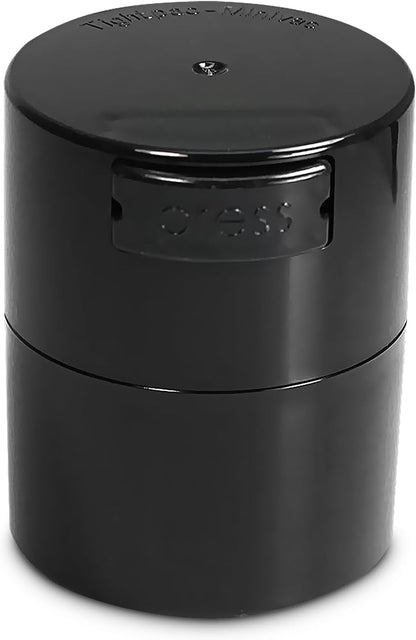 Minivac - 10g to 30 grams Airtight Multi-Use Vacuum Seal Portable Storage Container for Dry Goods, Food, and Herbs - Green Clear