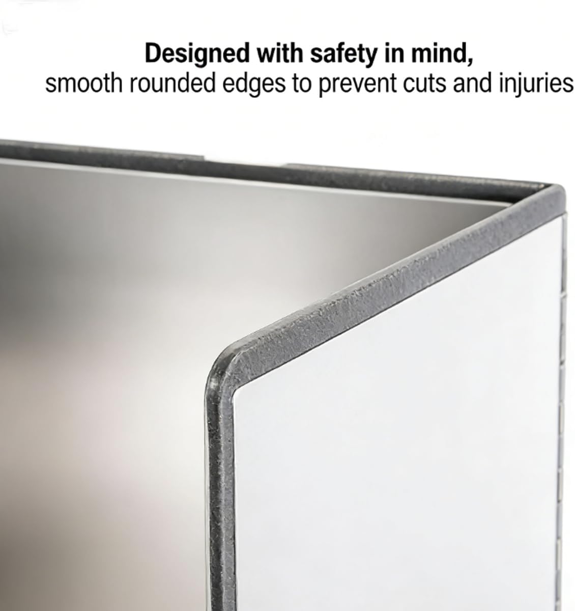 3-Sided Stainless Steel Grease Splatter Guard for Frying Pan | Block oil splashes efficiently, frees kitchen stoves, easy fold storage, fit daily home cooking