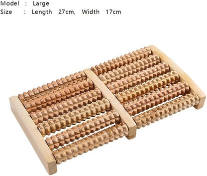 Six Row Roller Massager, A Multi-Point Foot Treatment and Massage Tool That Promotes Foot Health(Large)