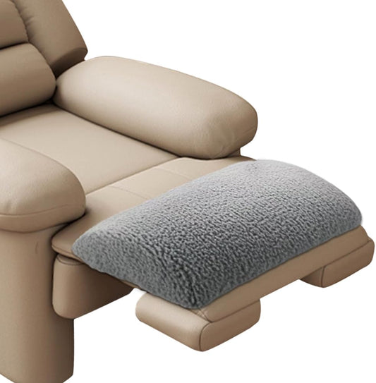 Memory Foam Leg Pillow for Recliner & Bed - Bolster Pillow for Lumbar Support, Knee & Foot Rest, Half Roll Design, Multipurpose Leg Elevation Cushion for Sofa, Chair, Back Sleeping (Grey)