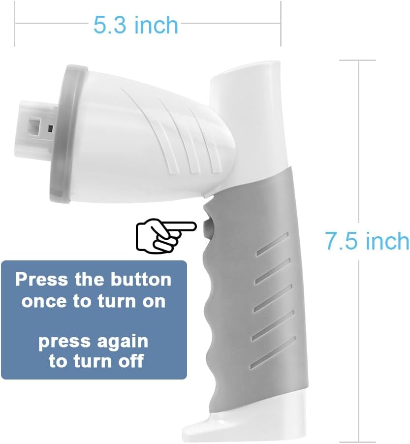 Electric Spin Scrubber, Bathroom Shower Electric Scrubber for Cleaning Tub/Tile/Floor/Sink/Window, Power Cleaning Brush Rechargeable Cordless with 4 Replaceable Cleaner Brush Heads
