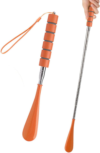 Shoe Horn Long Handle Retractable Telescopic Shoehorn Foldable Shoehorn Shoe Puller Adjustable Shoe Aids