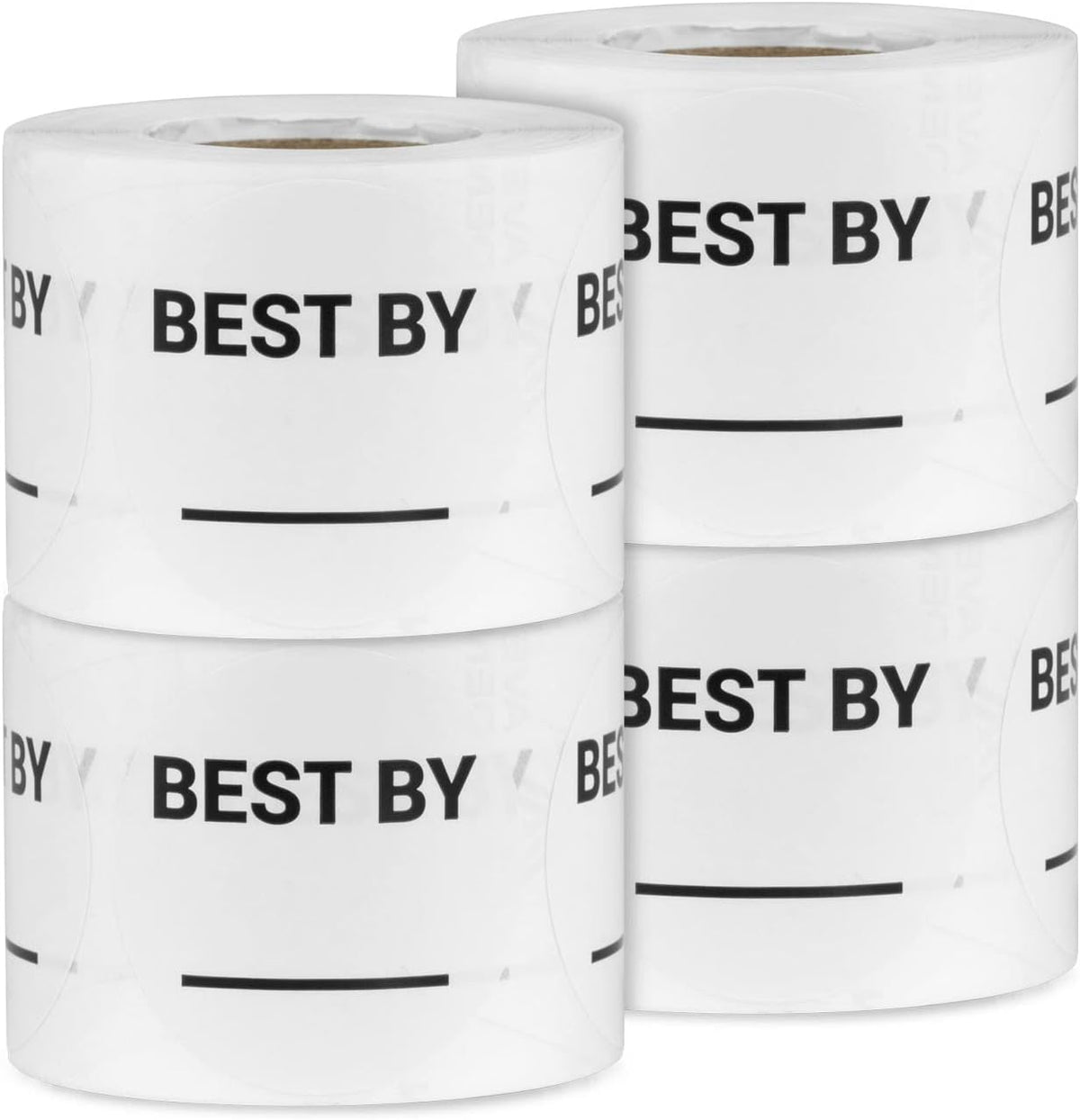 Sell By/Expiration Food Date Labels (1.5 inch, Round - 300 Labels)