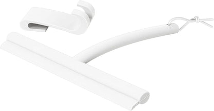 blomus VIPO 69202 Shower Squeegee with Holder, 24 cm Wide, Silicone Squeegee for Shower, Bathroom, Window Squeegee, Windscreen Squeegee, Micro Chip