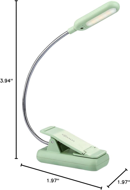 VAVOFO Rechargeable Reading Light, Clip on Book Light for Reading in Bed