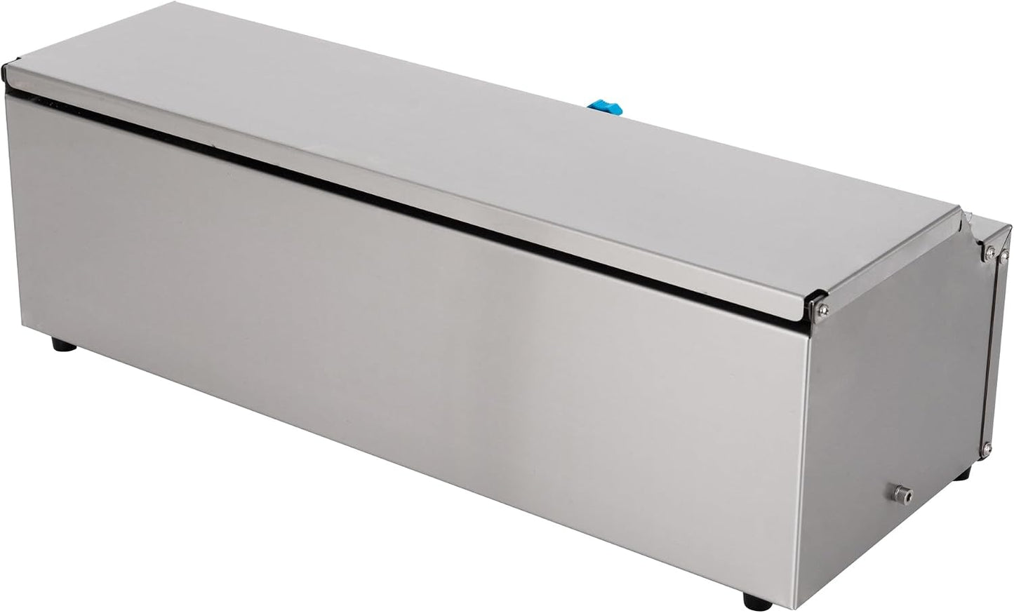 Stainless Steel Food Wrap Dispenser - 18” Commercial Stretch Film Packing Machine with Slide Cutter