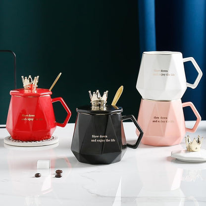 Coffee Warmer for Desk with Mug Set. Birthday Gifts Graduation Gifts for Woman. Coffee Cup Warmer with Automatic Shut Off, Heated Coffee Mug. Drink Warmer for Cocoa, Tea, Milk (Pink)