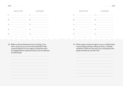 The Gratitude and Glimmers Journal: The 5 Minute Nighttime Journal (Daily Reflection Journal, Self-Care & Wellness)