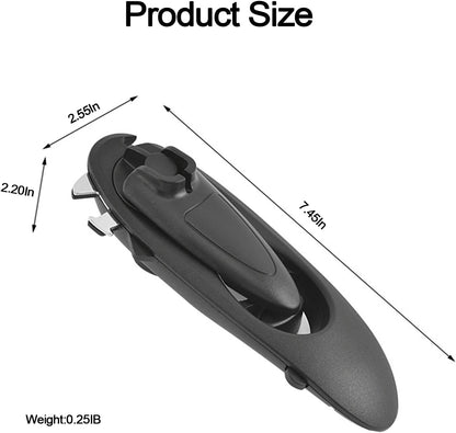 Can Opener, Side Cut Smooth Edge Manual Can Opener for Kitchen | Side cut can opener, compact manual tool, smooth edge cutting, easy kitchen use, safe lid removal, portable can opening tool