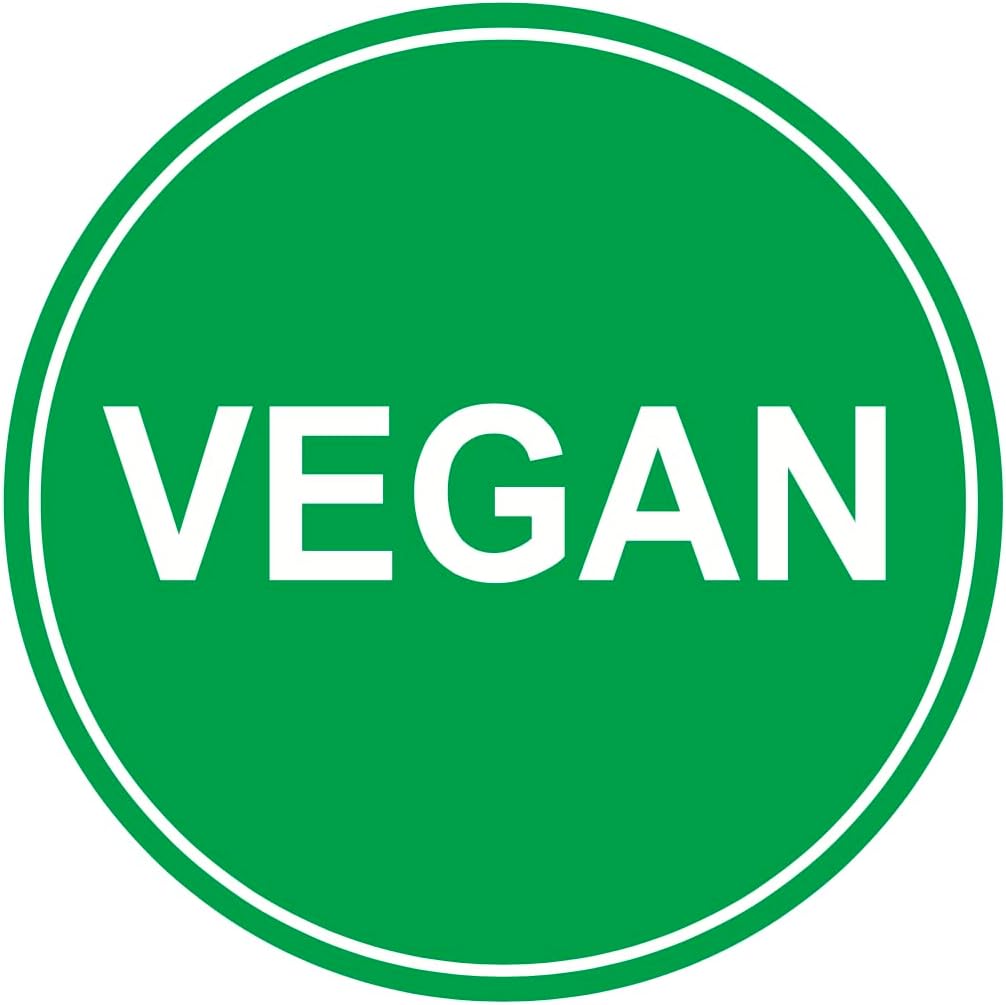 1.5 inch 300PCS Green Vegan Food Rotation Stickers
