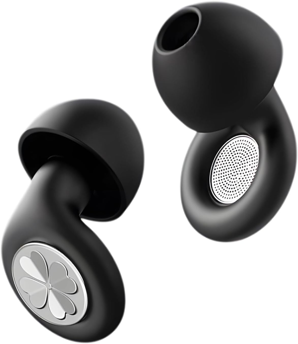 HEKKE 45dB Ear Plugs for Sleeping, Soft Silicone for Side Sleepers, 4 Sizes | Reusable soft silicone with XS/S/M/L sizes for side sleepers, concerts, flights and hotels; carrying case included.