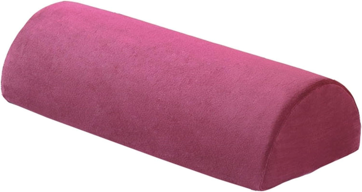 Large Half Moon Bolster Pillow for Legs, Knees, Side Sleepers，Lower Back and Head, with Pillowcase Memory Foam Leg Pillows for Sleeping Yoga Bed(#14,16.5x7x4in/42x18x10cm)