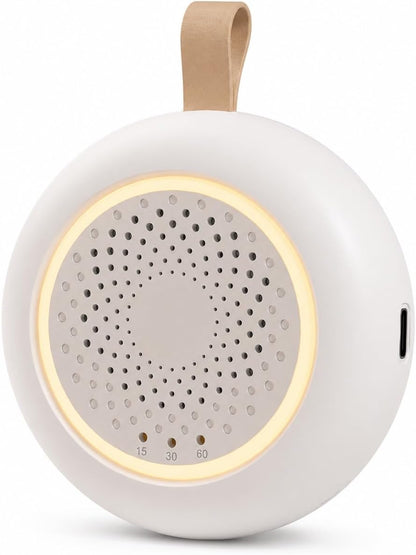 Portable White Noise Machine for Baby, 24 Nursery Sleep Sounds, Night Light