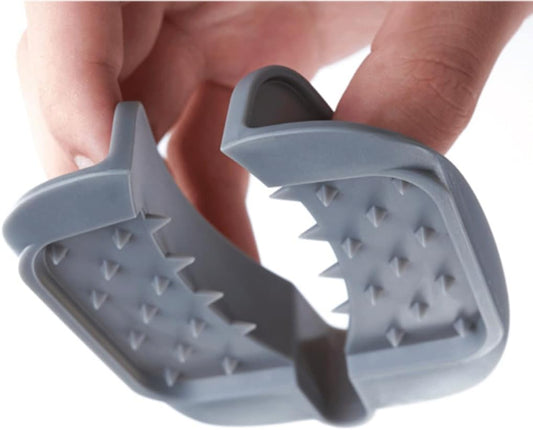 ZKIRON Safety Hand Guard and Food Holder for Mandoline Slicers | Finger Protection, Steady Food Control, Ergonomic Non-Slip Grip, Durable for Smooth and Safe Slicing of Fruits & Vegetables