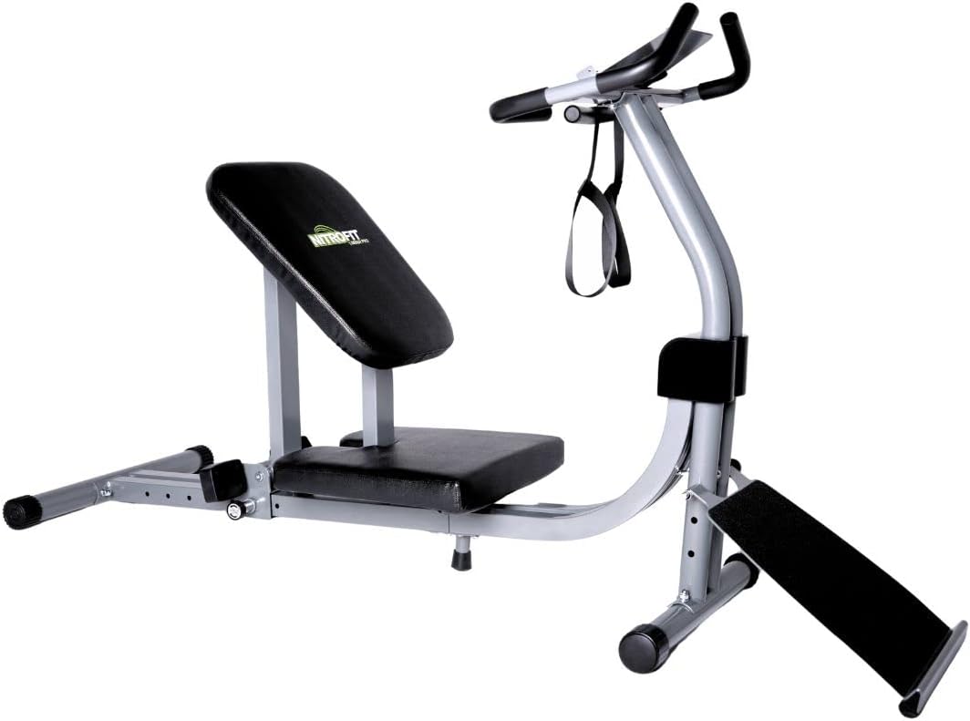 Nitrofit Limber Pro Stretch Machine with Patented Adjustable Sliding Seat and Heavy, Stable Frame, Premium Full‑Body Stretch Trainer for Back, Hamstrings, Hips & Calves, Flexibility, Mobility & Rehab