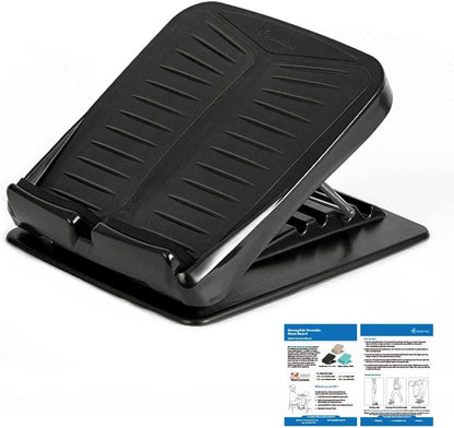 StrongTek Slant Board, ABS Plastic, Portable, 5 Angles 20°-50°, Non-Slip | 3.7 lb Lightweight Design, Secure Heel Support, Calf and Ankle Stretching, Physical Therapy, Home, Gym and Travel Use