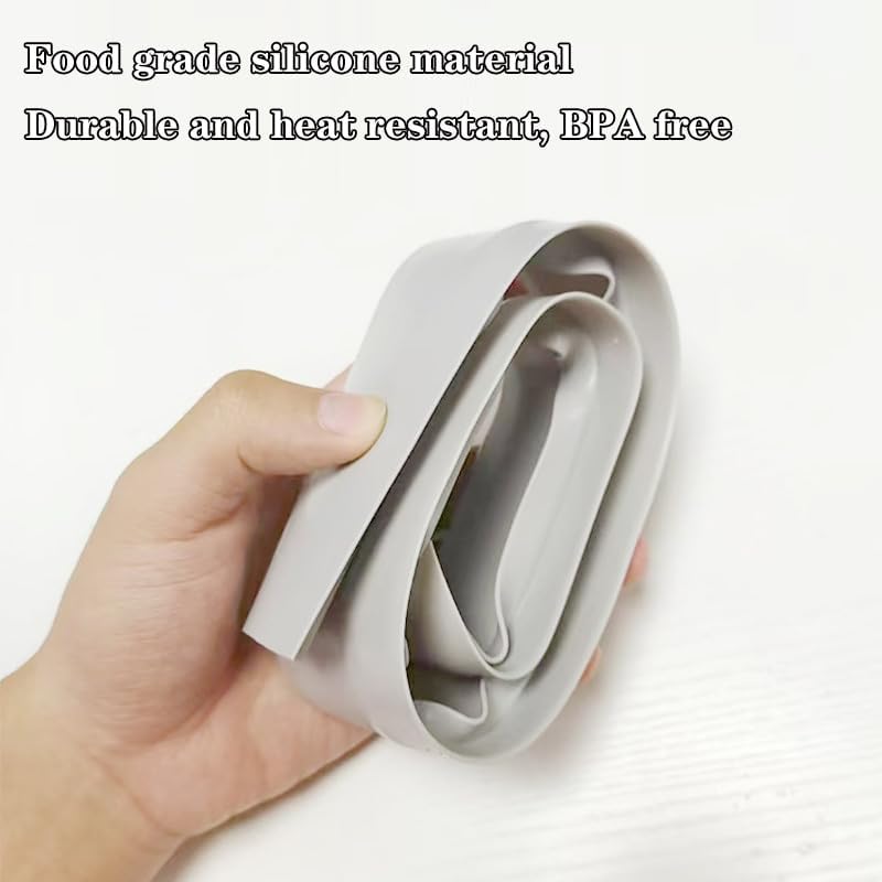 2 Pack Flexible Kitchen Stove Gap Covers, Silicone Gap Fillers(White,25in) | Between Counter and Stovetop,Washer, Oven, Dryer, Easy to Wipe, Food grade silicone material