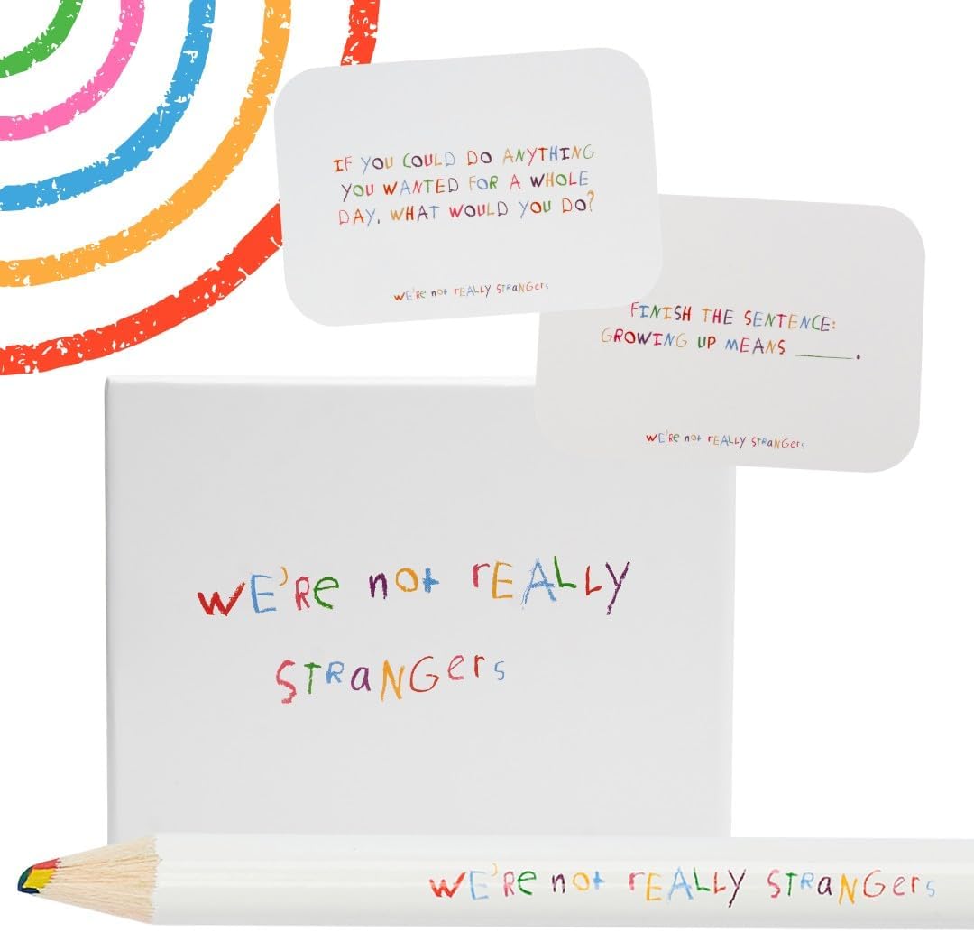 WE'RE NOT REALLY STRANGERS Self-Love Edition Card Game for Teens and Adults