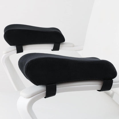 LargeLeaf Chair Armrest Cooling Gel Cushions Elbow Pillow Pressure Relief Office Chair Gaming Chair armrest with Memory Foam armrest Pads 2-Piece Set of Chair