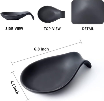 Nihow Ceramic Pot Lid Holder While Cooking for Kitchen Counter/Stove Top | Blue,Stable, Dishwasher Safe, Keep Counter Top Tidy and Clean,Water Proof,Saving Space,Heat Resistant