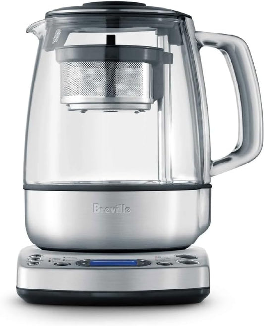 Breville BTM800XL Tea Maker Infuser and Kettle, Brushed Stainless Steel | Bring out the unique flavors and aromas of any tea with 5 temperature presets for precise brewing | 51 fl oz capacity