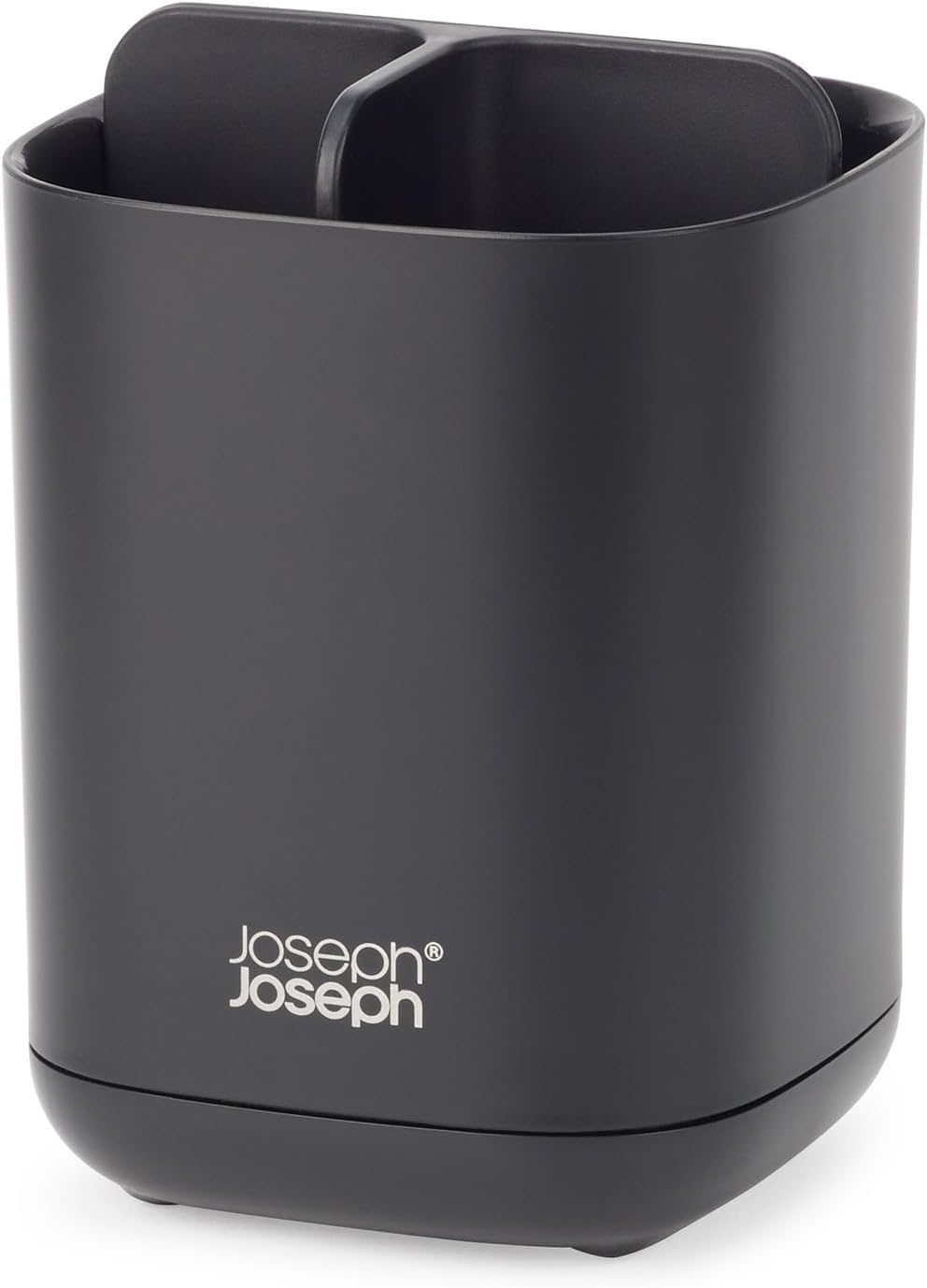 Joseph Joseph Easy-Store - Compact Toothbrush Holder Caddy Bathroom Storage , Grey/White, Regular