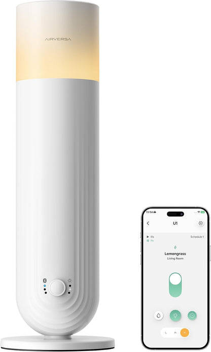Airversa U1 Smart Hotel Waterless Diffuser with 100mL Oils Kit, Black