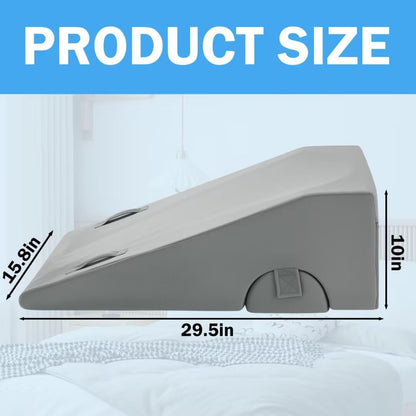 ROYALAY Knee Replacement Pillow, Leg Pillow for Knee Surgery Recovery with Different Height, Leg Surgery Recovery Equipment for Hip Foot Ankle, Double