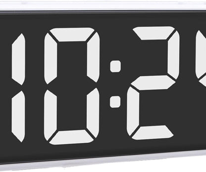 Extra Dual Alarm Clock with Bed Shaker LED Display Bed Shaking Alarm Clock Snooze Function for Heavy Sleepers