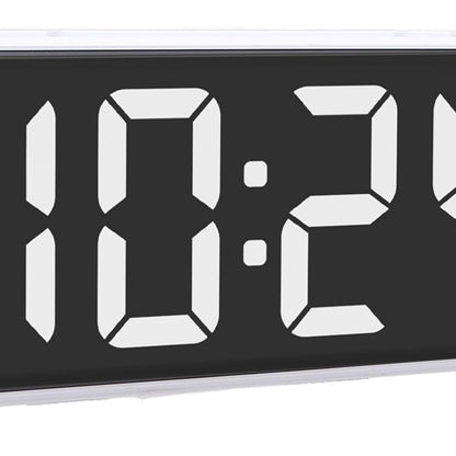 Dioche Extra Loud Dual Alarm Clock with Bed Shaker Powerful Vibrating Alarm Clock for Heavy Sleepers Large LED Display Adjustable Brightness Snooze Function ABS Material