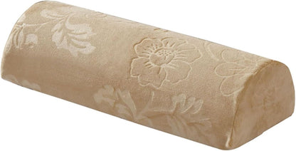 Large Half Moon Bolster Pillow for Legs, Knees, Side Sleepers，Lower Back and Head, with Pillowcase Memory Foam Leg Pillows for Sleeping Yoga Bed(#14,16.5x7x4in/42x18x10cm)