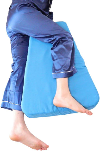 Restful Sleep – Patented Trapezoid Leg Support Cushion for Side Sleepers, Pregnancy, Post-Surgery, Joint Pain Relief – Orthopedic Alignment for Knees, Ankles, Hips & Back