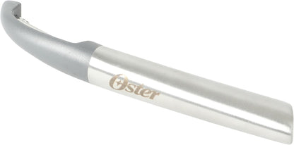 Oster Chadswyck 8” Can Opener, Stainless Steel Manual Can Opener with Soft Grip Handles, Smooth Edge Cutting, Dishwasher Safe