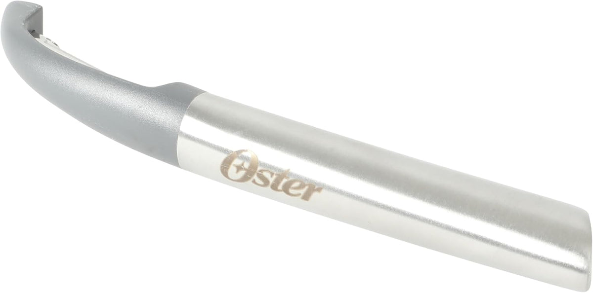 Oster Chadswyck 8” Can Opener, Stainless Steel Manual Can Opener with Soft Grip Handles, Smooth Edge Cutting, Dishwasher Safe