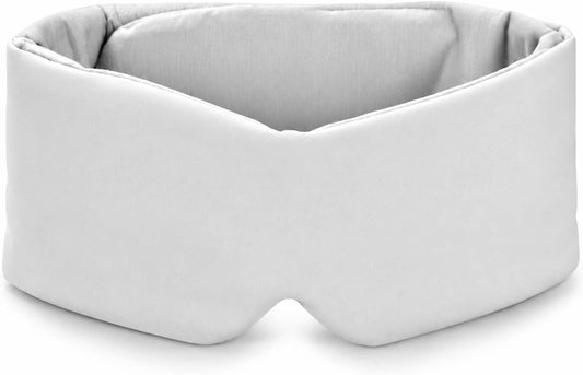 IEKEODI Sleep Mask for Women Men, Blackout Eye Mask for Sleeping | Silent Adjustable Side-Sleeper Strap, Reversible Cooling&Cotton Design, Lightweight Hypoallergenic Eye Cover for Travel, Naps