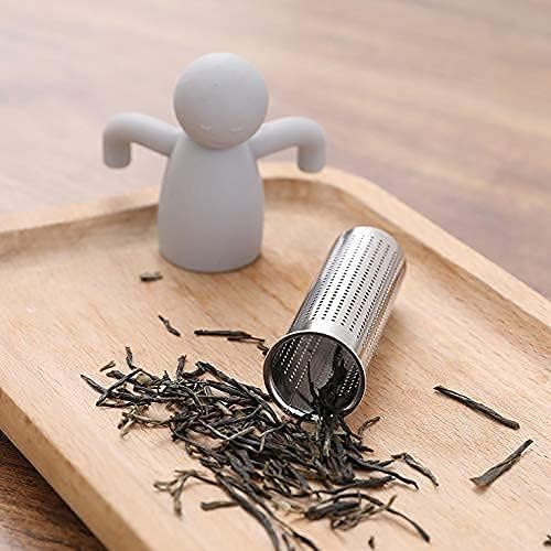 Leden Tea Infuser for Loose Leaf Tea Extra Fine Mesh Tea Steeper Gray