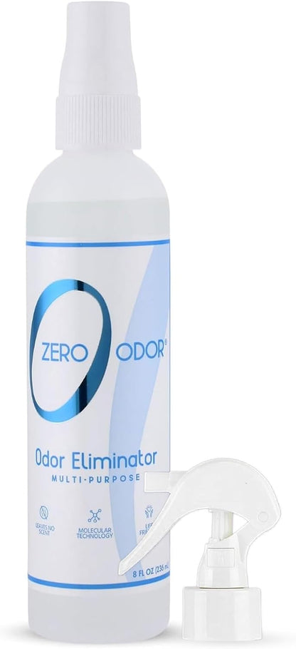 Zero Odor Multi-Purpose Odor Eliminator, Fabric & Room Deodorizer, 16 oz | Odor Eliminator Spray for Closet, Bathroom, Basement, Trash & Upholstery, Air and Surface use