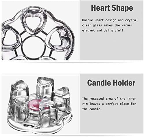 Glass Filtering Tea Maker Teapot with a Warmer and 6 Double-walled Tea Cups Set (Heating base, Standard)