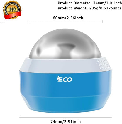 Massage Ice Roller Ball Cold & Heat Therapy Plantar Fasciitis Roller | Alleviating Shoulder, Arms, Back, Legs, Calves or Muscle Tension, Perfect for Workouts Relaxation