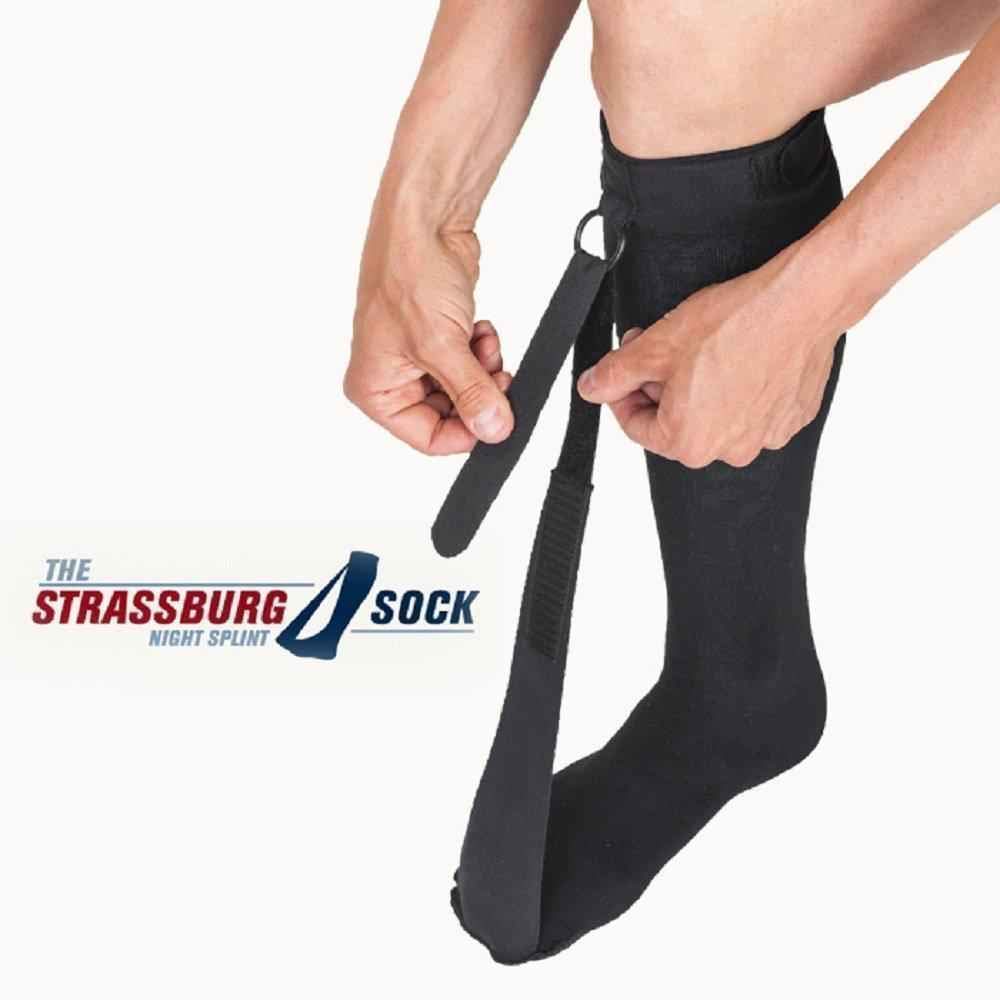 Strassburg Sock White Regular Size (fits calf size up to 16in around)