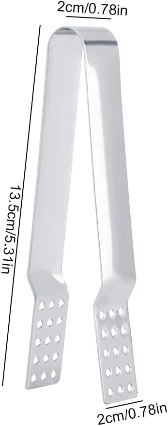 Tea Bag Squeezer Tea Bag Squeezer Tongs Multifunctional Stainless Steel Clamp/Holder Ergonomic Kitchen Gadget Safe for Squeezing Bags and Sealing Snacks 5 31 Inches