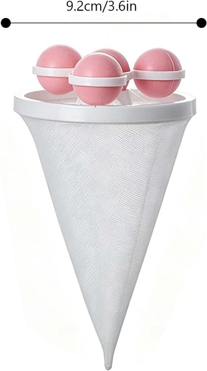 Sakerplus Lint Catcher for Washing Machine Lint Catcher, Floating Washing Machine Hair Filter Mesh Bag, Reusable Washing Machine Filter Bag for Capturing Hair, Polyester & PP (3)