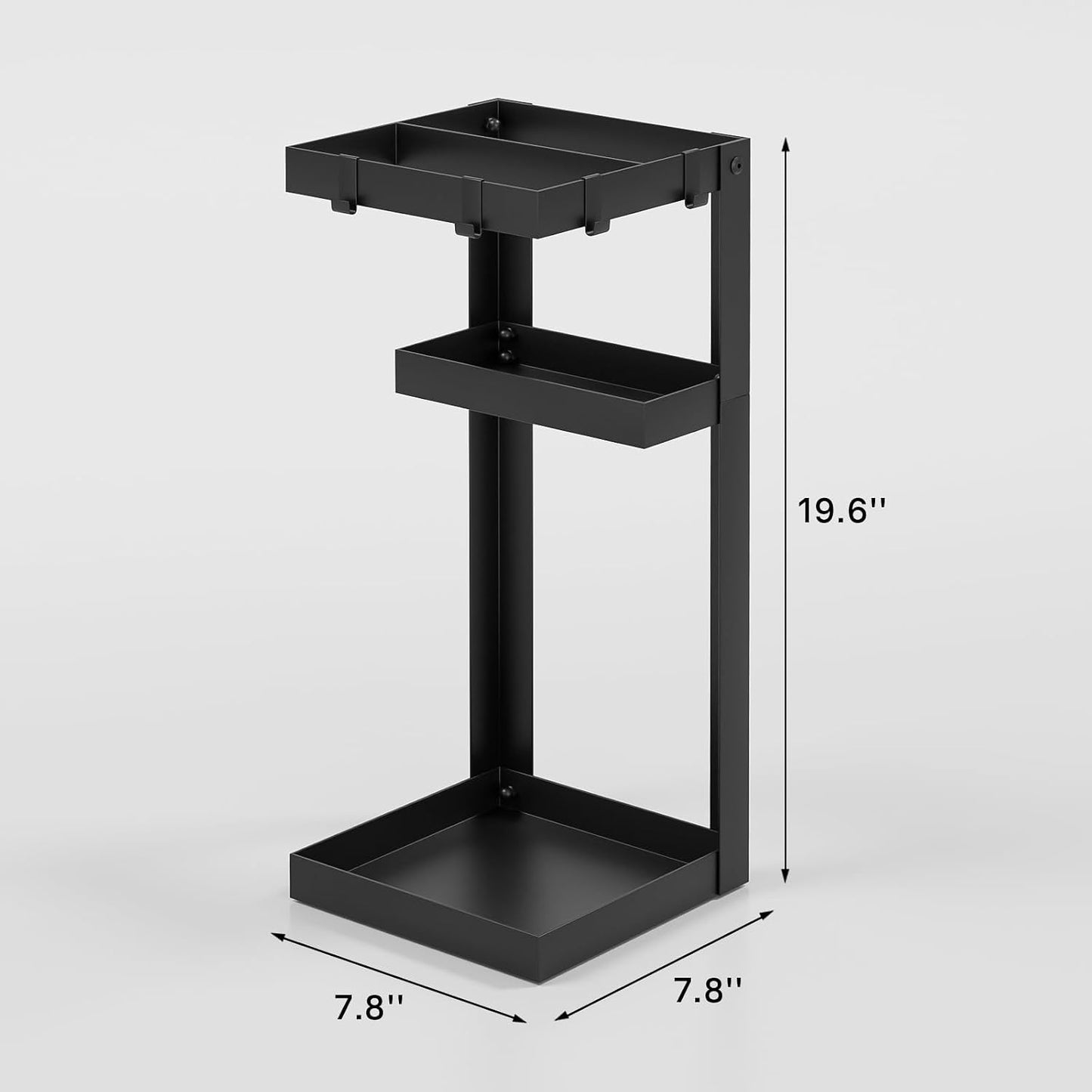 Metal Umbrella Stand for Stick & Travel Umbrellas | Free Standing